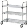 Shelf Trolley ( closed shelf wire shelves)