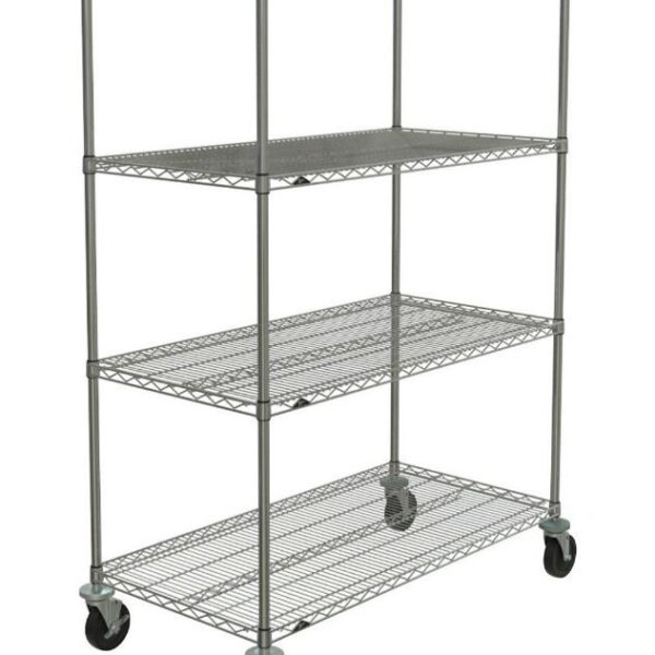 Metro ESD safe cart chrome ( shelf)