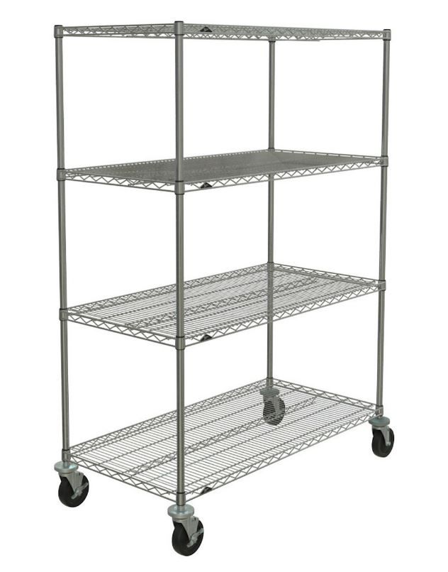 Metro ESD safe cart chrome ( shelf)