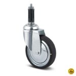 ESD swivel castor conductive Ø mm unbraked