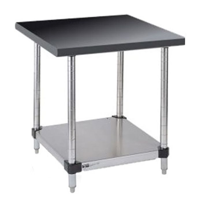 Metro SS work table LTSPB Phenolic top and Shelf