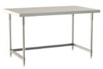 Metro Work Table Stainless Steel U Frame