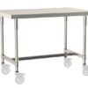 Metro Work Table Stainless TableWorx H Frame Mobile