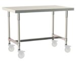 Metro Work Table Stainless TableWorx H Frame Mobile
