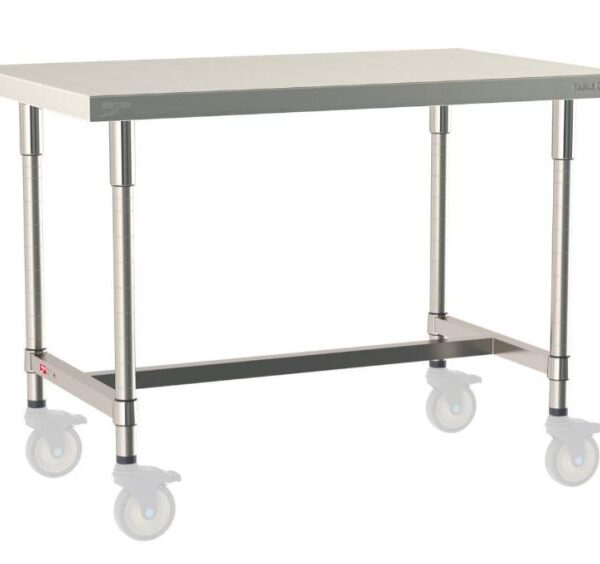 Metro Work Table Stainless TableWorx H Frame Mobile