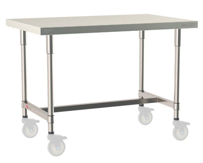 Metro Work Table Stainless TableWorx H Frame Mobile