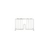 Metro shelf dividers stainless steel