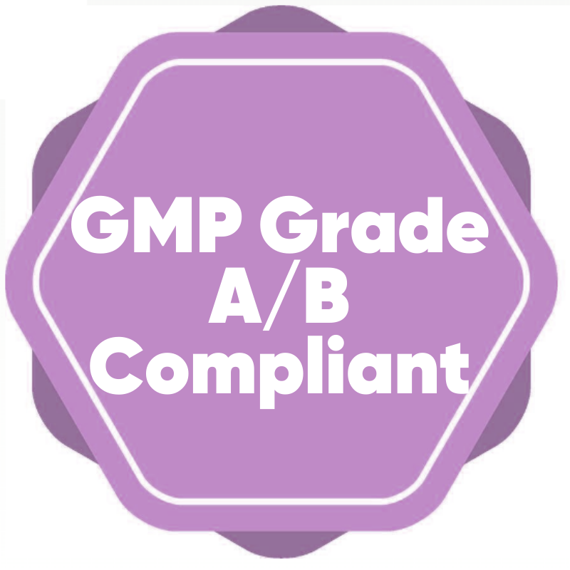 GMP Grade A-B Compliant GMP Grade A-B Compliant