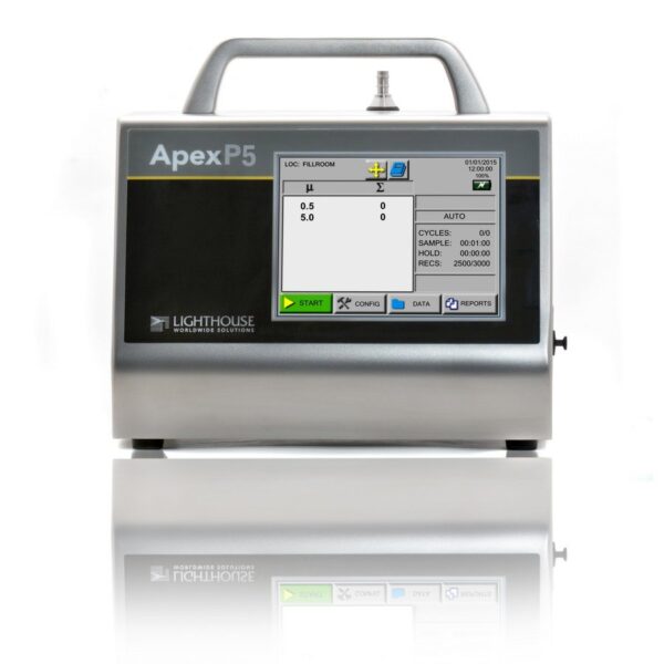 Lighthouse ApexP5 portable airborne particle counter